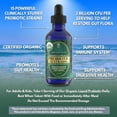 thumbnail image 4 of Tropical Oasis USDA Organic Probiotic Drops for Men, Women and Kids, Max Strength Liquid Vitamin Supplement 15 Strains of Probiotic 3 Billion CFU, Digestive & Immune Support, 4 fl oz, 160 Servings, 4 of 8