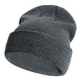 thumbnail image 2 of UngA Kids Beanie Boys Girls Beanies Children Winter Hats Children Knit Warm CapsToddler Baby Soft Beanie Cap (Grey,4-6 Years), 2 of 7