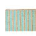 thumbnail image 2 of Rectangle Rug Natural Jute Rug Hand Braided Beige and Turquoise Color Area Rug, 2 of 5