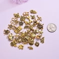 thumbnail image 3 of 100 piezas al por mayor lotes a granel de oro colgantes tibetanos antiguos de oro mezclados DIY para pulsera collar fabricación de joyas y manualidades, 3 of 5