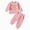 C195--Pink, variant on Toddler Clothes for Baby Girls Long Sleeve Sweatshirt Pants Girls Warm Fall Winter Outfits Set,6-12 Months,Beige