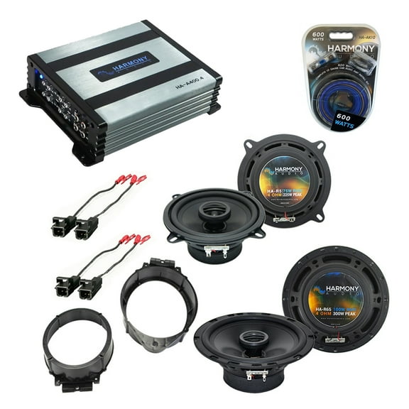 Fits GMC Sierra 2500HD/3500HD 2014 Harmony Speaker Speaker & HA-A400.4 Amp