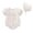 White, variant on Otqutp Toddler Birthday Outfits 0 to 24 Months Baby Girls Lace Print Spring Summer Short Sleeve Romper Bodysuit Hat Clothes