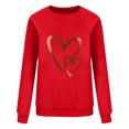 thumbnail image 6 of NuoCaiYun Valentine's Day Women's Funny Love Heart Graphic Shirt - Casual Long Sleeve Pullover Tops, 6 of 6