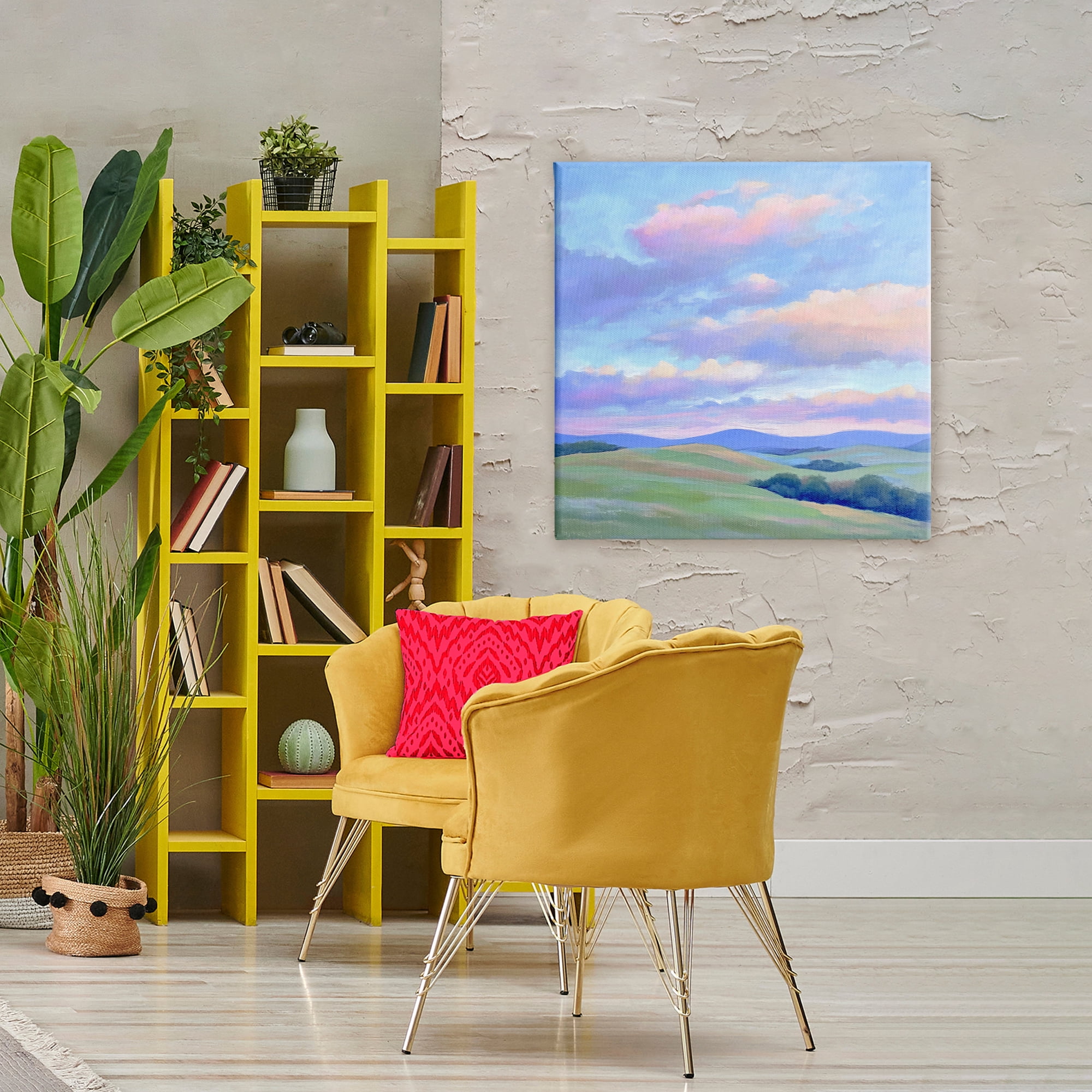 Stupell Industries Rolling Hills with Soft Sunset Canvas Wall Art, design by Creative Studio