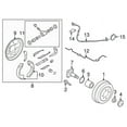thumbnail image 2 of New Genuine Nissan Ring-Snap 402141HA0A / 40214-1HA0A OEM, 2 of 10