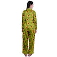 thumbnail image 3 of Moomaya Womens Pj Lounge Sets Long Sleeve Button Notch Collar Sleepwear, 3 of 6