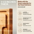 thumbnail image 3 of John Boos AuJus Reversible Wood Cutting Board with Juice Groove, Maple, 3 of 9