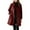 Wine, variant on Women's Coat Casual Design Sense Stand Solid Color Coat Wool Blend Overcoat for Women