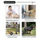 thumbnail image 4 of Carro Con Patas Traseras Para Perros, Carro Con Patas Traseras Para Perros, Estructura De 4 Ruedas, Marco De aleación De Aluminio Integrado Para Exteriores, 4 of 7
