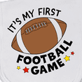 thumbnail image 3 of Inktastic It's My First Football Game Baby Burp Cloth, 3 of 3
