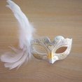 thumbnail image 4 of Halloween Half Face Children's Show Festival Party Party Toddler Prom Mask 11h Rose Red// kaili Sencillez, 4 of 4