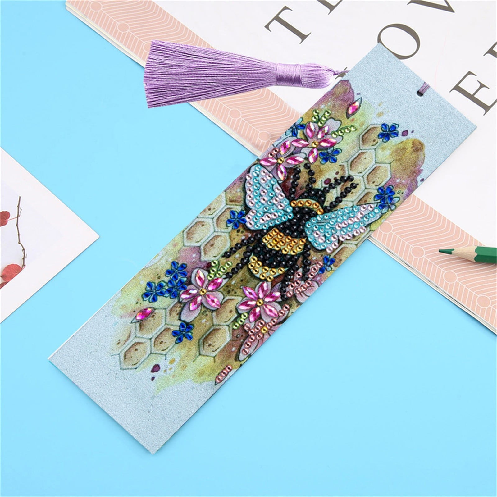 Pianpianzi 3d Diamond Puzzles for Adults Young Adult Crafts for Women Cat  Bookmark for Adults Diamond Paintings DIY Embroidery Pasted Painting 5D