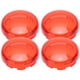 thumbnail image 5 of Uds 6cm/2,36 pulgadas luz de señal de giro para motocicleta cubierta de lente ABS accesorios universales para motocicleta rojo, 5 of 5