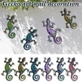 thumbnail image 2 of Dengmore Garden House Lizard Art Outdoor Garden Backyard Metal Animal Decoration Gift, 2 of 4