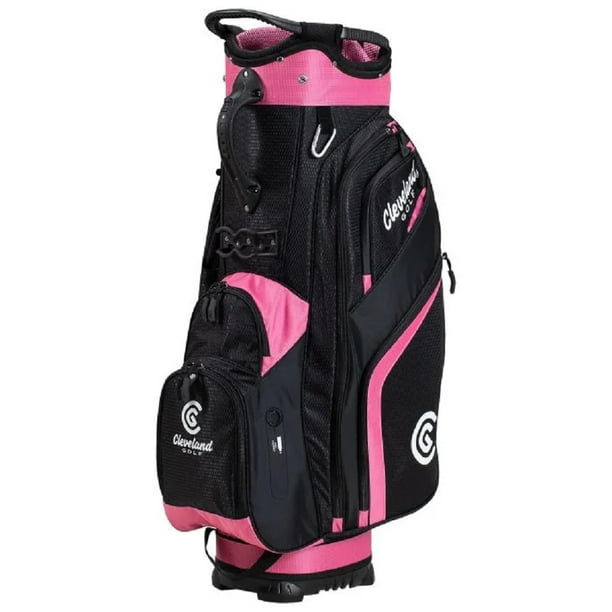 NEW Cleveland Golf CG LT Friday Cart Bag 14way Top Black / Pink