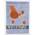 thumbnail image 1 of Carolines Treasures BB8311CHF Royal Poodle Welcome Flag Canvas House Size, 1 of 4