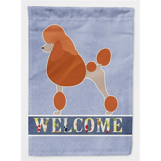 Carolines Treasures BB8311CHF Royal Poodle Welcome Flag Canvas House Size