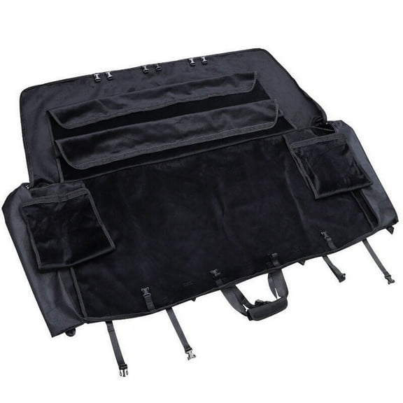 2021-2023 For Bronco 4 Door Soft Top Window Storage Bag Organizer Portable Black