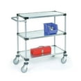 thumbnail image 1 of Nexel Industries SC1872SZ Solid Adjustable Cart, Galvanized - 18 x 72 x 40 in., 1 of 1