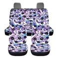 thumbnail image 6 of Jeiento Dog Paw Print Car Seat Covers Full Set of 4 Bucket Seat Covers High Back Flexible Back Seat Protector Automobile Accessories Decor Universal Fit for Most Vehicles, 6 of 7