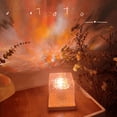 thumbnail image 4 of Lámpara de noche con forma de llama giratoria con ondas de agua, lámpara de ambiente para mesita de noche, lámpara de proyección de regalo romántico, lámpara con huella de agua, 4 of 4