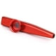 thumbnail image 4 of 2x flautas de boca de armónica Kazoo de metal CUTICAT con cinco diafragmas ajustables rojo dorado, 4 of 8