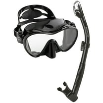 Rapido Boutique Collection Active Frameless Snorkel Mask Dry Snorkel Set, Scuba Snorkeling Dive Mask Snorkel Combo Kit
