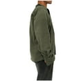 thumbnail image 3 of Dovford Mens Corduroy Shirts Jacket Button Down Long Sleeve Work Shirts Shackets with Pocket, 3 of 4
