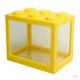 thumbnail image 1 of 2 piezas acuario pecera Mini bloques de construcción caja de decoración para hogar amarillo, 1 of 9