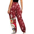 thumbnail image 5 of Womens High Waisted Baggy Sweatpants Comfy High Waist Jogger Pants Christmas Trendy Lounge Trousers with Pockets, 5 of 6