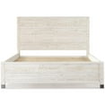 thumbnail image 2 of Camaflexi Baja Platform Bed, Solid Wooden Bed Frame, King, Shabby White, 2 of 5