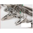 thumbnail image 2 of FENGGUIQU De Ropa Con Clips Fuertes Y Gancho Antiviento Plegable Acero Inoxidable Plata, 2 of 8