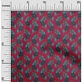 thumbnail image 1 of oneOone Coton Bio Popeline Sergé Feuilles & Imprimé Floral Imprimé par Yard 42 Pouces de Large, 1 of 4