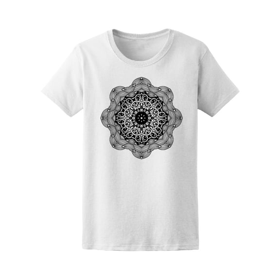 Floral Geometric Cute Mandala Tee Women's -Image by Shutterstock