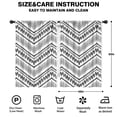 thumbnail image 2 of Blackout Kids Curtains,Black Geometric Chevron Dot Pattern Childrens Insulated Curtains Set Of 2,Bedroom Essentials,Toddler Room Decor 42x63in(106x160cm), 2 of 5