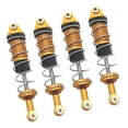 thumbnail image 4 of 4x RC Shock Absorber, Front and Rear RC Shocks Damper Replacement Parts for 16207 16209 16210 H6 1/16 RC Hobby Car Model Gold, 4 of 8