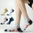 thumbnail image 4 of TELOLY 8Pairs Mens Ankle Socks9-13Mens Ankle Socks Size 9-11 Men's Socks ,, 4 of 4