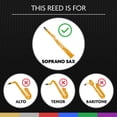 thumbnail image 5 of L&Atilde;&copy;g&Atilde;&uml;re Reeds - Soprano Saxophone Reed, French Cut, Strength 2.75 (SSF2.75) - Premium Synthetic Woodwind Reed, 5 of 5