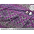 thumbnail image 3 of Soimoi Poly Georgette Fabric Geometric Southwestern Printed Craft Fabric by the Yard 52 Inch Wide, 3 of 3