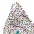 thumbnail image 5 of Birds Lounger Chair Bag, Doodle Illustration of Animal Floral Details, High Capacity Storage with Handle Container, Lounger Size, Multicolor, by Ambesonne, 5 of 5
