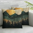 thumbnail image 3 of Nawypu Abstract Boho Throw Pillow Covers Mountain Nature Landscape Sunset Forest Pillow Covers Modern Cushion Case for Home Sofa Couch Bed Outdoor Indoor Decoration, 3 of 5