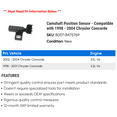 thumbnail image 2 of Camshaft Position Sensor - Compatible with 1998 - 2004 Chrysler Concorde 1999 2000 2001 2002 2003, 2 of 2