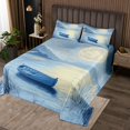 thumbnail image 2 of Erosebridal Nature Lake Coverlet Set Queen, Rustic Farmhouse Lake House Bedding Set, Breathable 3 Pieces, 2 of 5