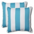 thumbnail image 1 of Cabana Stripe Turquoise Jeter Oreiller 18.5 Po. - Lot de 2, 1 of 1