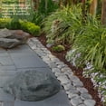 thumbnail image 2 of Gardenised Fake Garden Rock Cover Decorative Natural Texture Faux Stone  for Outdoor Landscaping Ideal for Hiding Irrigation Valves Water Pumps Pipes Electrical Boxes & Cables in Yard or Lawn, Shell, 2 of 8