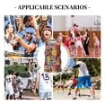 thumbnail image 6 of Pofeuu Daisies Flowers Print Basketball Jersey, Shirts for Men Youth Basketball Jersey Crew Neck-XX-Large, 6 of 6
