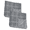 Light Gray, variant on Versatility Dish Rags Blue Microfiber Mesh Scrubber Dishcloths, 4 Piece Set, 12x,12 Inch