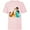 Soft Pink, variant on Disney Aladdin Princess Jasmine and Rajah Friends T-Shirt - Short Sleeve T-Shirt for Kids - Customized-White