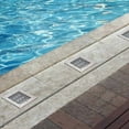 thumbnail image 3 of 1pc Outdoor Square LED Recessed Floor Lamp Stainless Steel IP67 Waterproof LED Floor Spotlight - 6000K 9w White Light, 3 of 3